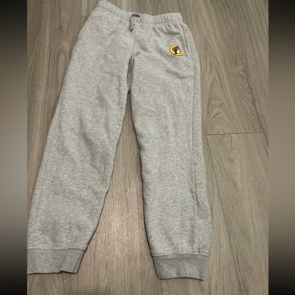 Kids Light Gray Logo Sweat Joggers